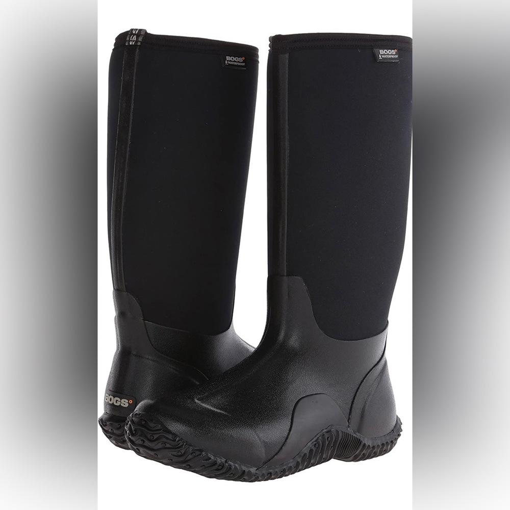 Bogs Women's Classic High Waterproof Insulated Boot, Black,10 M US
